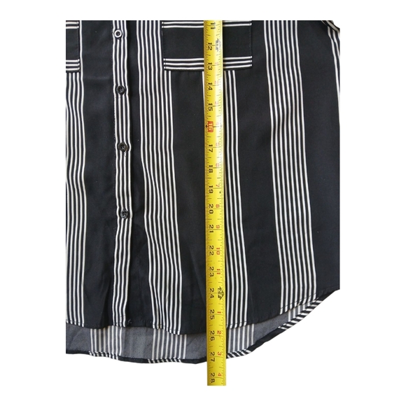 Elegant‎ Striped Button-Down Shirt Sz XL - Picture 5 of 7